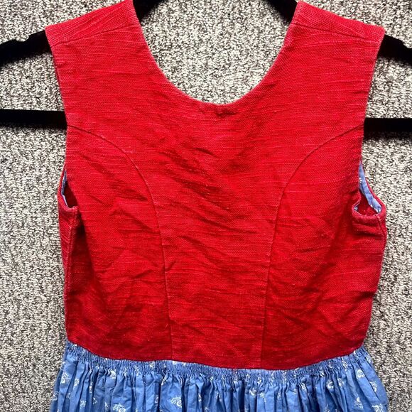 Vintage Salzburg-Wien Dress Womens 12 Traditional Folk Classic Button Austria - Picture 9 of 10